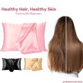 Silk Pillowcase Best for the skin and Hair Satin Silk pillow cover. 
