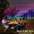 Smart LED Curtain Lights, 3mx3m 300Leds USB String Lights with Bluetooth App Timer ,Music Sync Christmas Curtain String Outdoor. 