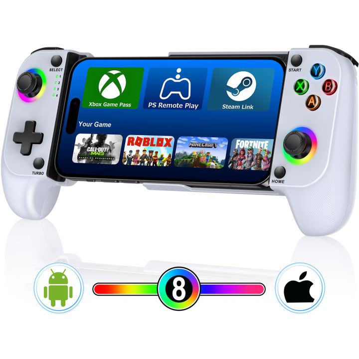 Cell Phone Gamepad Joystick for iPhone Android Control Bluetooth ...