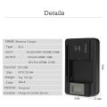Universal 1Pcs New Battery Stand Charging Charger LCD Battery Level Display American and European Standard Fast Charger Head.
