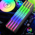 COOLMOON CR-D134S RAM Heat Spreader 5V 3PIN Male/Female Addressable Memory Cooler Heatsink Support RGB Controller for Desktop PC. 