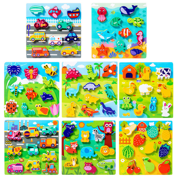 Children's%203D%20Puzzle%20Animal%20Transportation%20Sea%20Animal%20Fruits%20Early%20Education%20Fun%20DIY%20Paste%20Puzzle%20Toys%20for%20Kids%20%20-%20Image%203