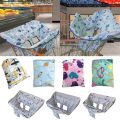 Cartoon Shopping Cart Cover Waterproof Anti-Dirty Kids Seat Cushion Item Baby Seat Pad for Grocery Supermarket Traveling. 