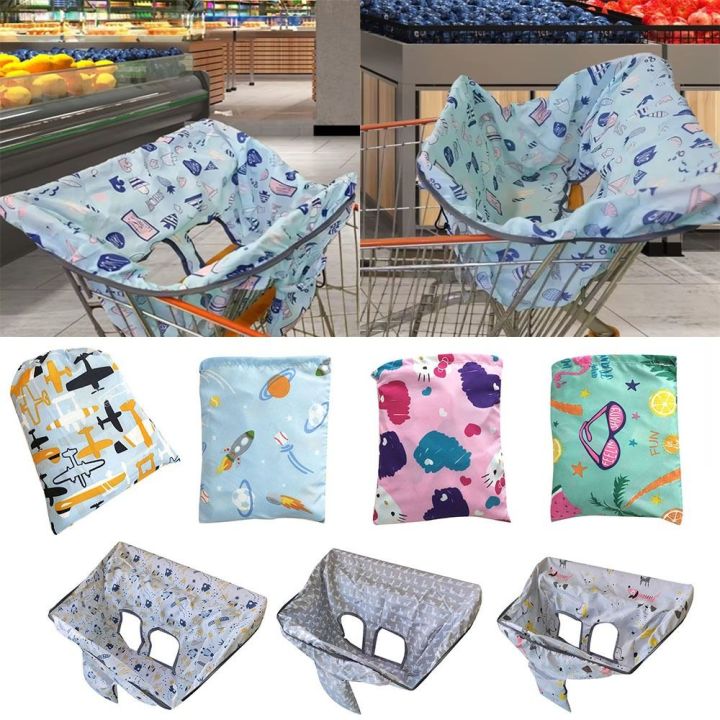 Cartoon Shopping Cart Cover Waterproof Anti-Dirty Kids Seat Cushion Item Baby Seat Pad for Grocery Supermarket Traveling