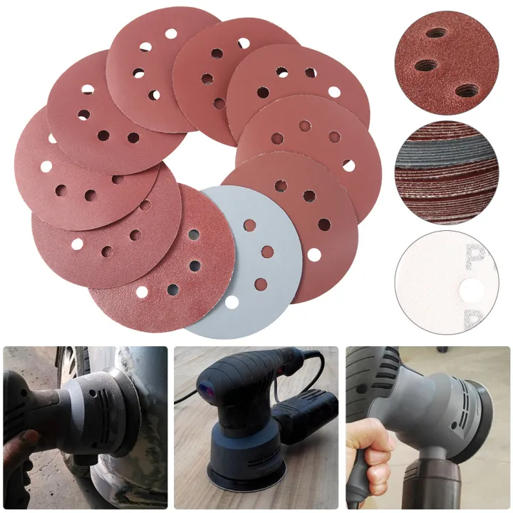 100Pcs%205inch%20Sandpaper%208%20Hole%2080Grit-3000Grit%20Mixed%20Sanding%20paper%20Round%20Auto%20Self-adhesive%20Sand%20125mm%20Sanding%20Pad%20Polishing%20Tool%20-%20Image%206