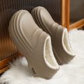 Waterproof Cotton Chef Shoes For Men Anti-Slip Work Footwear Warm Comfortable Kitchen Specialized Shoes With EVA Outsole.