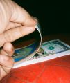 MAGIC MONEY PAD Pocket Trick Blank Paper Changes To Fake 100 Dollar Toy. 