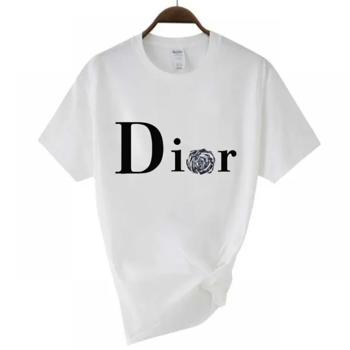 Men's%20and%20Women's%20Letter%20Printed%20Short%20Sleeved%20Shirt%20Basic%20%20Round%20Neck%20T-shirt%20Fashionable%20Casual%20Short%20Sleeved%20Summer%20Brand%20New%20-%20Image%202