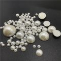 100Pcs and 200Pcs Ivory Half Round Off White Pearls 4mm-10mm Flatback ABS Imitation Glue On Beads Appliques For Nails and Wedding Dresses Decorations DIY accessories an othr. 
