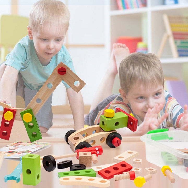 Wooden%20Nut%20Screw%20Disassembly%20Assembly%20Toolbox%20Toys%20Simulation%20Repair%20Carpenter%20Tool%20Creative%20DIY%20Pretend%20Play%20Set%20For%20Children%20-%20Image%203