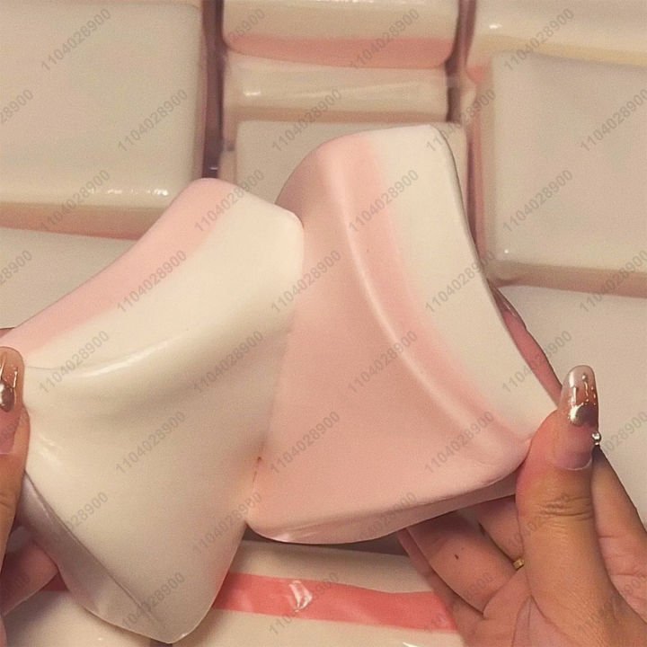 Strawberry double-layer toast Cake Taba Squishy Slow Rebound Wet and Soft Sticky Cake Pinching Decompression Hand Relax Toy