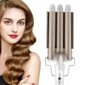 Geemy 3 barrels Curler/curling iron/curling wands/ crimper/waver/Hair curler professional eidition. 