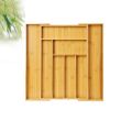 Bamboo Cutlery Rack Expandable Drawer Organizer, Adjustable Cutlery Tray, Wooden Cutlery Drawer Divider Organizer, Kitchenware. 