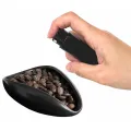 Coffee bean display plate measuring plate bean dish Coffee powder ceramic bean dish powder catcher Tea dish bean set. 