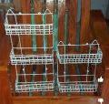 2 And 3 layer Hanging Metal Storage 2 pcs Rack bathroom Shelf for kitchen bathroom.