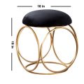 sitting stool sofa chair ottoman stool with metal legs Ottoman pouffes  sitting sofa chair for room home Furniture. 