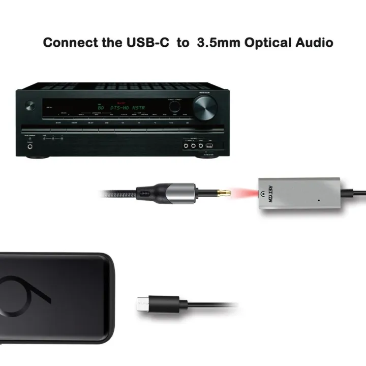 Reiyin%20DAC%20USB-C%20to%20Toslink%20Optical%203.5mm%20Headset%20192kHz%2024bit%20Audio%20Adapter%20PC%20Sound%20Card%20-%20Image%203