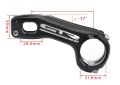 Goldix Gtr MTB Stem -17 Degrees Rise 80/90/100mm CNC Aluminum Bicycle Handlebar Stem for Mountain Bike.