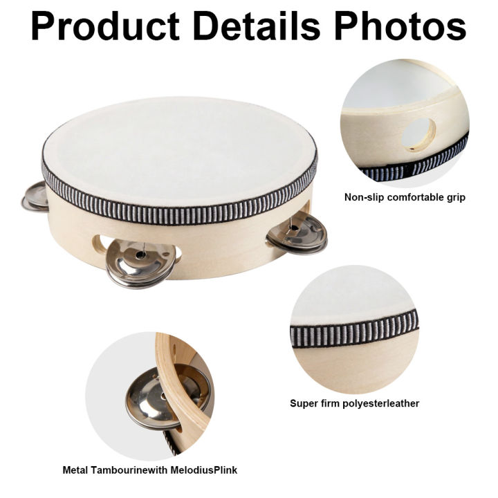 6inch%20Hand%20Held%20Drum%20Tambourine%20Drum%20Metal%20Jingles%20Percussion%20Musical%20Instrument%20For%20KTV%20Party%20Games%20-%20Image%206