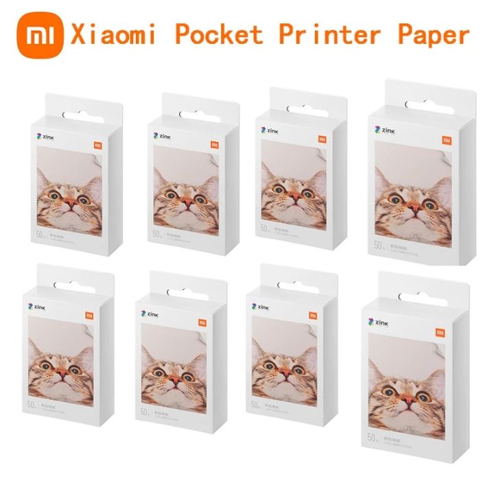 Wholesale Original  ZINK Pocket Printer Paper Self-adhesive Photo Print 10//50/100 Sheets  3inch Mini Printer Papers