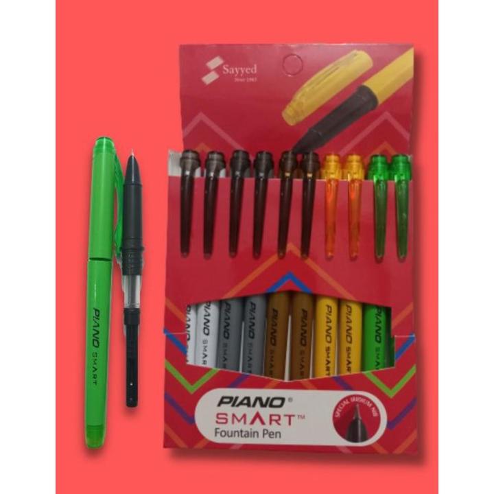 Piano Smart Fountain Pen, 10Pcs/Box