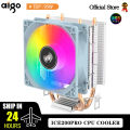 Aigo ICE200PRO Air CPU Cooler 2 Heatpipes Radiator Cooling 3PIN PWM Fan Quiet Ventilador For Intel 115X 1200 1700 AM4 AM5 AMD. 