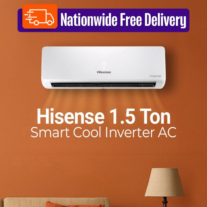 Hisense 1.5 ton Inverter 12 years official warranty AS-18TW4RMATD01BU air Conditioner