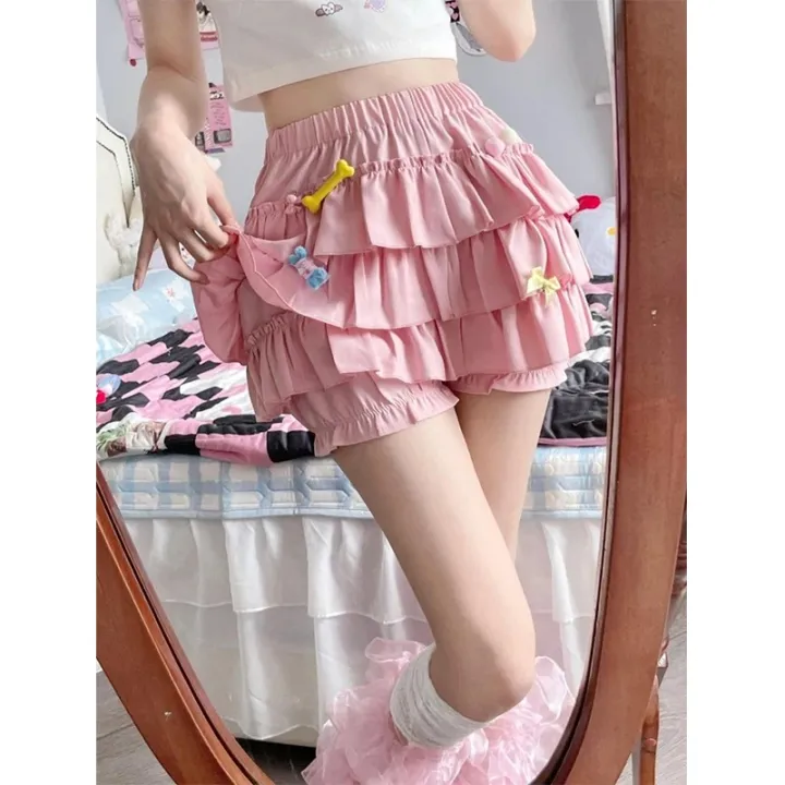Y2K%20Sweet%20Ruffles%20Mini%20Skirt%20Women%20Kawaii%20Lolita%20Bow%20A%20Line%20Skirts%20Harajuku%20Japanese%20High%20Waist%20Pink%20White%20Ball%20Gown%20Skirt%20-%20Image%205