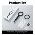 TELESIN Mobile Phone Magnetic Stand For Iphone 16 15 14 13 12 Andriod Phone Two Claw Adapter For Smart phone Magnetic mount.