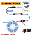 USB 3 Keys WS2811 WS2812B Controller 5V 3pin Pixel LED Light Strip Controler Dream Color Module Tape Lights with JST Connector. 