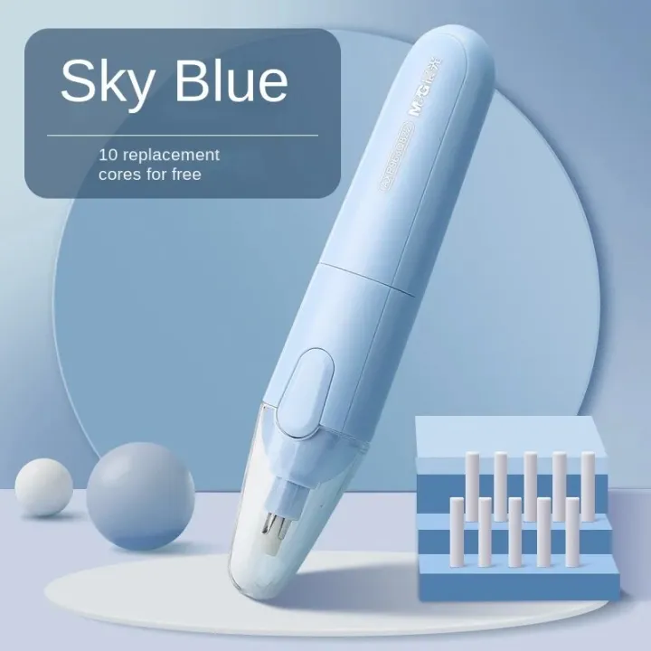 M&G%20Stationery%20Electric%20Eraser,%20Automatic%20Eraser%20For%20Sketching,%20Art%20and%20Painting,%20Including%2010%20Eraser%20Refills%20-%20Image%202