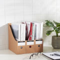 5pcs Magazine Files Kraft Paper File Holder Cardboard Standing Magazine Storage Rack Books Documents Drawer Office Organization. 