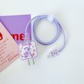 Shipped from Thailand! Cute cartoon charging cable case for Apple power adapter 18W/20W charging cable protector Cable Protector broken. 
