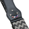 Electric Guitar Strap Acoustic Folk Guitar Belts Adjustable Vintage Cross Personality Guitar Straps Pick Pocket Accessories. 