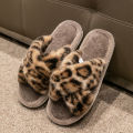 Women's Household Open Toe Slippers Four Seasons Indoor Floor Comfortable Fashion Fluffy Slippers Soft Spring And Autumn Couple.