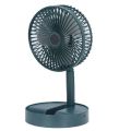 rechargeable Electric Fan Mini Foldable Telescopic Fan Low Noise Portable Folding Telescopic Small Desktop Fan.