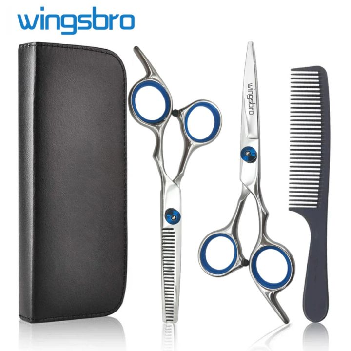 Hairdressing Scissors Professional High Quality 6 Inch Hair Scissors Hairdressing Shears Teeth Cutting Thinning Scissors