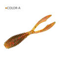 Spinpoler AJING Soft Fishing Lures Rockfish 10pcs/lot 0.3g 36mm Twin Tail Artificial Wobbler Ocean Rock Silicone Shad Worm Bait.