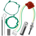 Glow Plug Repair Kit 2V 2KW 5KW 8KW Parking Diesel Heater Glow Ignition Plug with Filter Ceramic Air Heater Glow Plug Repair. 