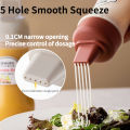 Porous Squeeze Sauce Bottle 350ML Tomato Honey Salad Dressing Container Kitchen Condiment Dispenser for Ketchup BBQ Sauces Oil.
