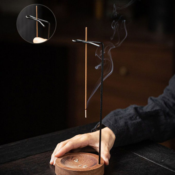 Insence%20Burner%20Upside%20Down%20Incense%20Burner%20Incense%20Stick%20Holder%20Wooden%20Round%20Incense%20Tray%20Ornament%20Bedroom%20Home%20Yoga%20Decoration%20-%20Image%203