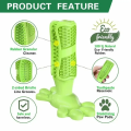 Pet Dog Cactus Interactive  Chew Toys For Small Large Dogs Tooth Cleaning Toothbrush For Medium Large Dogs Treat Dispenser. 