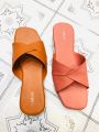 Simple Square Shap Flat Sandal for ladies and girls | Pati Sandal. 