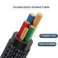 USB Sound Card Adapter with 3.5mm Headphone and Microphone Jack Braided Cable External USB Audio Adapter for Windows Mac Laptop. 
