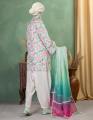 Junaid Jamshed Multicolor Lawn Schiffli Unstitched 3 Piece Suit For Women And Girls - Designcode: Jlawn-S-25-3373 Luxury Schiffli-3. 