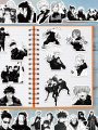 50/100PCS anime Jujutsu Kaisen stickers black and white style graffiti stickers DIY car phone laptop skateboard guitar stickers. 