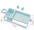 Kitchen Sink Faucet Sponge Soap Drain Rack Storage Organizer Holder for Kitchen Kit. 