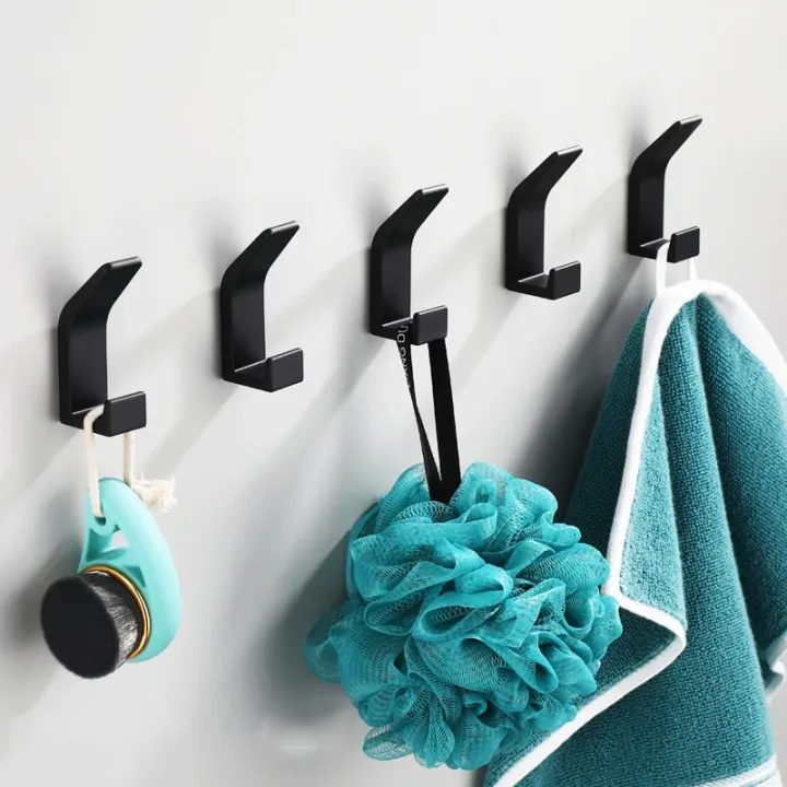 No%20Drilling%20Double%20Hook%20Black%20White%20Towel%20Hook%20Clothes%20Coat%20Hanger%20Holder%20Bathroom%20Clothes%20Robe%20Hook%20Bathroom%20Kitchen%20Accessorie%20-%20Image%204