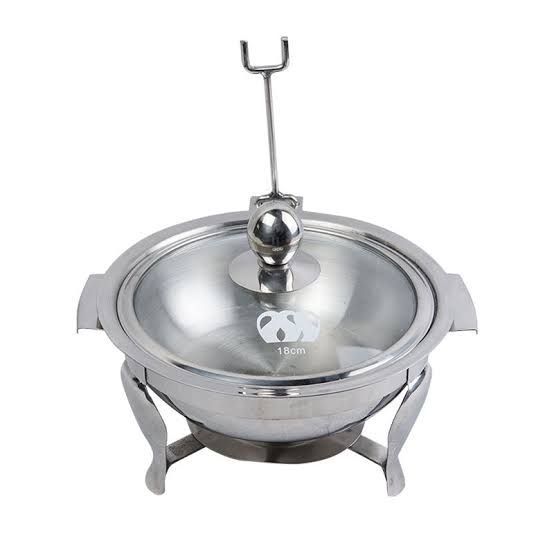 100% STAINLESS ALANSAR COOKWARE DONGA serving pot dish Platter food warmers