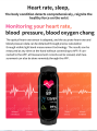 M7 smart watch intelligent heart rate monitor pedometer fitness social function M7 color touch screen suitable for gift. 